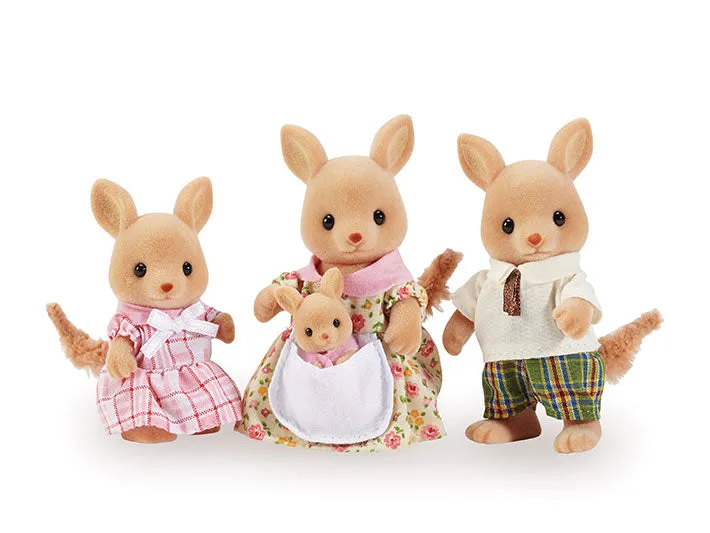 Calico Critters Hopper Kangaroo Family