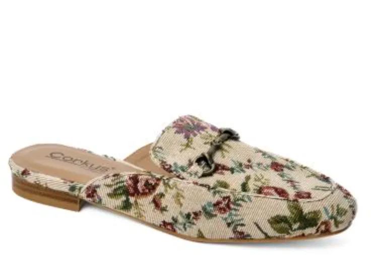 Cork Charmer Floral Mule