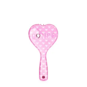 dance heart shaped hair brush