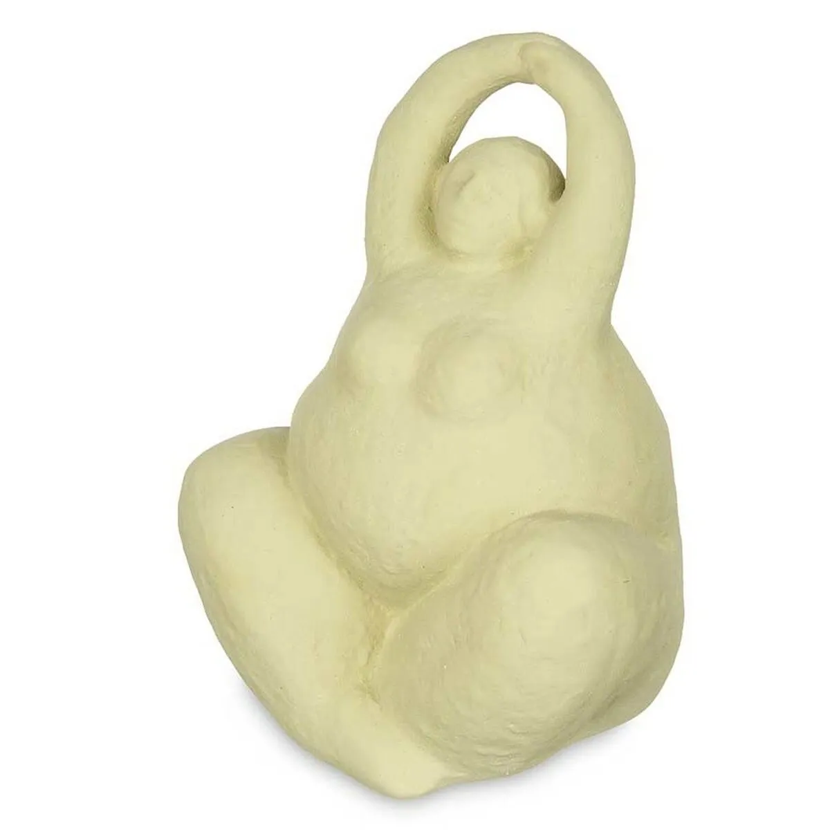 Decorative Figure Green Dolomite 14 x 18 x 11 cm (6 Units) Lady Yoga