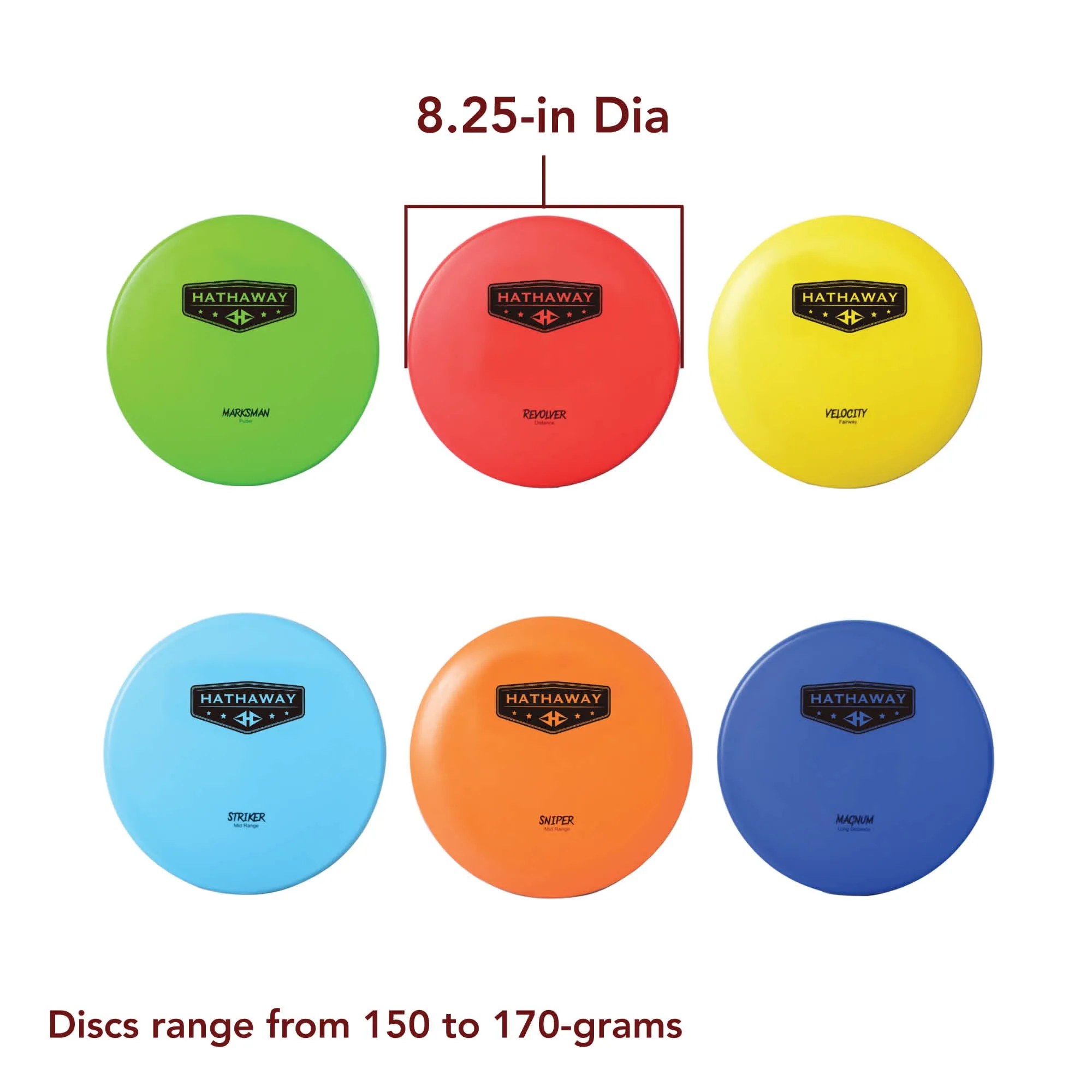 Deluxe Golf Disc Set