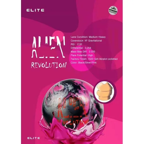 Elite Alien Revolution Bowling Ball