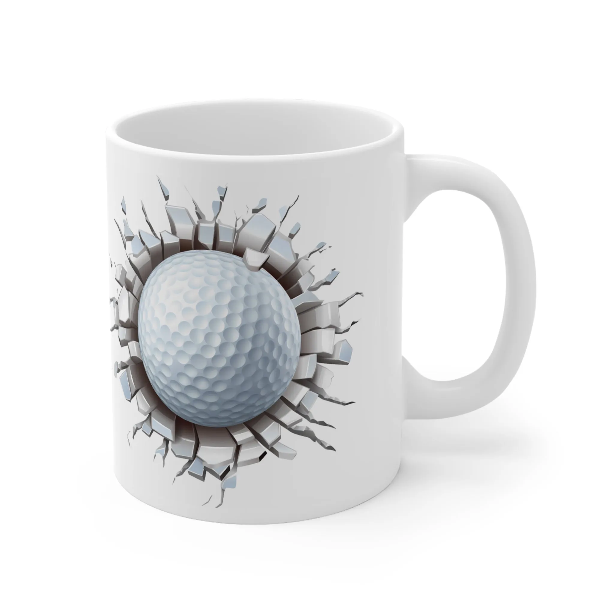 GOLF BALL IN HOLE 3D MUG - MUGSCITY - Free Shipping