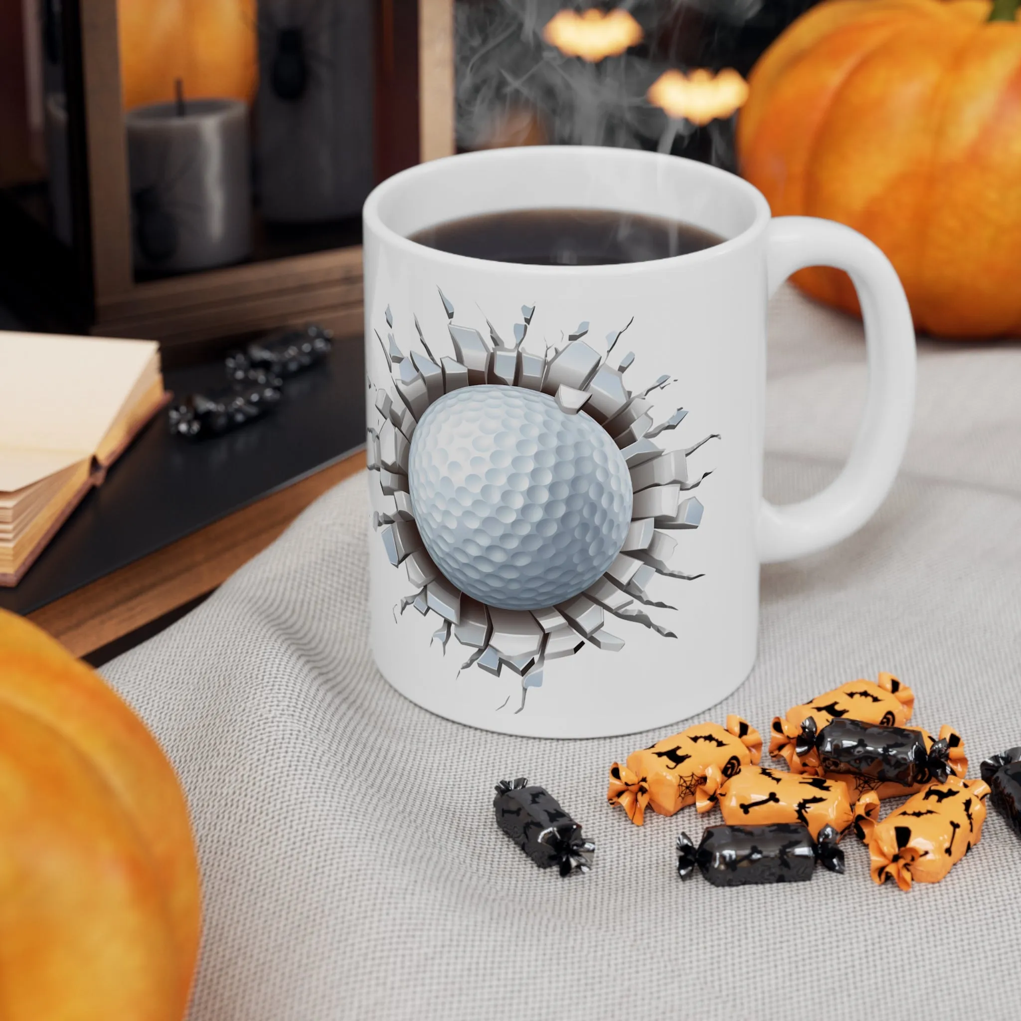 GOLF BALL IN HOLE 3D MUG - MUGSCITY - Free Shipping