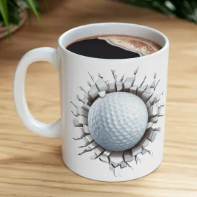 GOLF BALL IN HOLE 3D MUG - MUGSCITY - Free Shipping