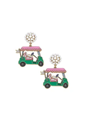 Golf Cart Earrings