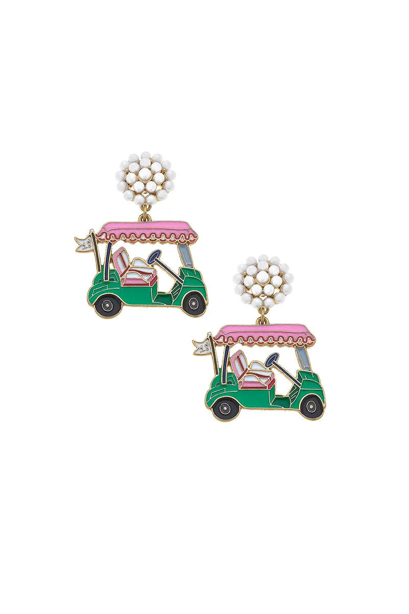 Golf Cart Earrings