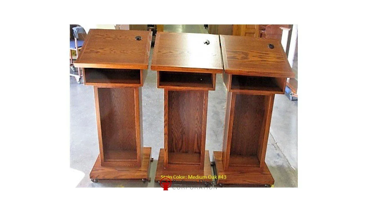 Handcrafted Solid Hardwood Lectern Royal - FREE SHIPPING!