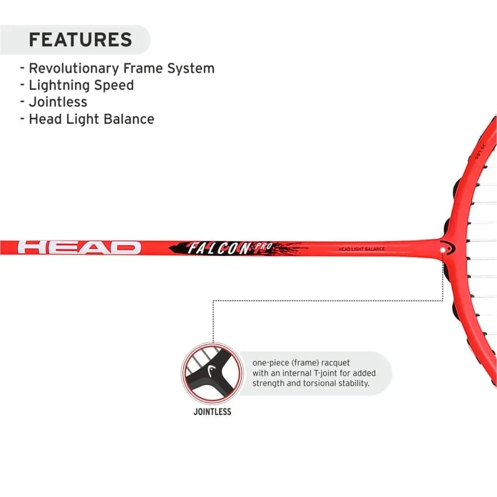 HEAD Falcon Pro Badminton Racquet   |   KIBI Sports