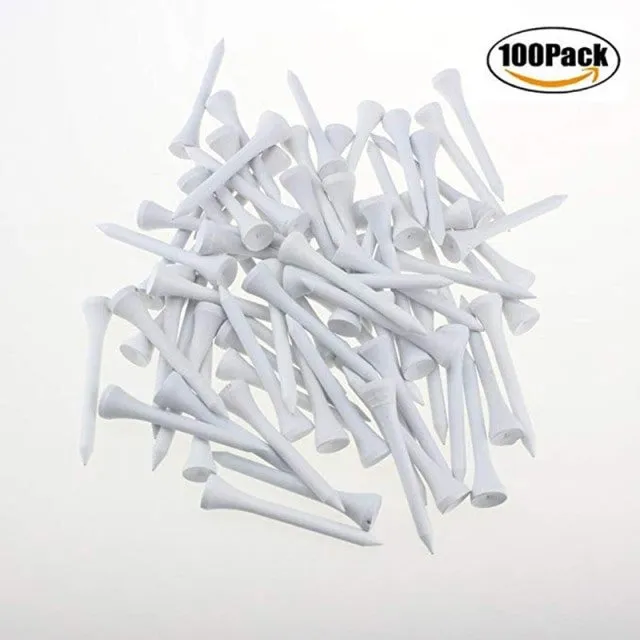 Izzo Golf Wood Tees 2 1/8 White (100 count)