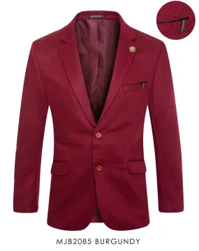 MJB2085 BURGUNDY BLAZER