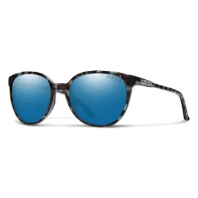 Smith Cheetah Sky Tortoise Frame - ChromaPop Polarized Blue Mirror Lens - Polarized Sunglasses