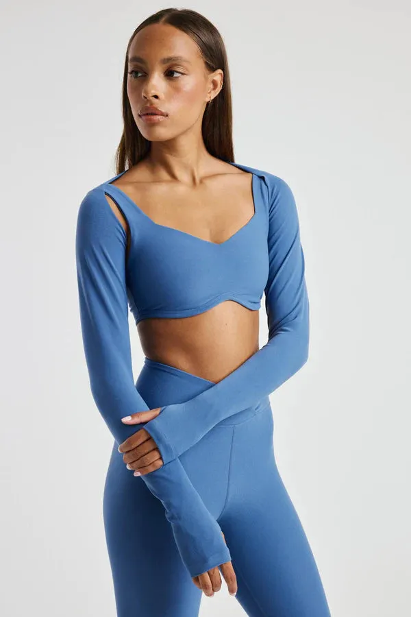 Stretch Shrug - Tide Blue