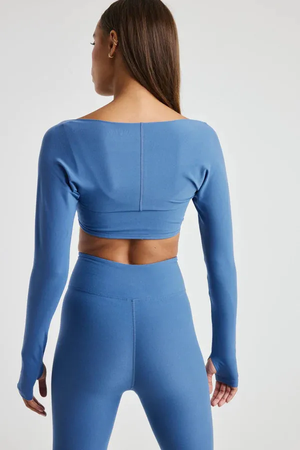 Stretch Shrug - Tide Blue