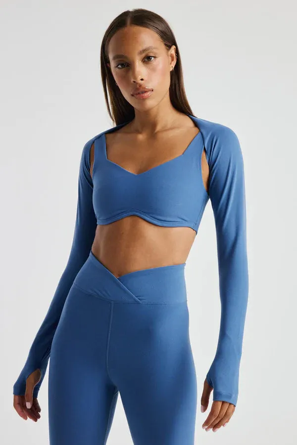 Stretch Shrug - Tide Blue