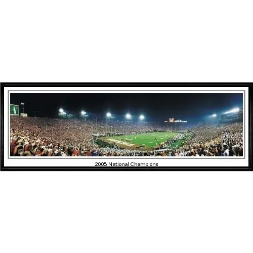 University Of Texas 2005 National Champions"  - 13.5"x39" Standard Black Frame"