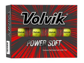 Volvik Power Soft Golf Balls-Yellow