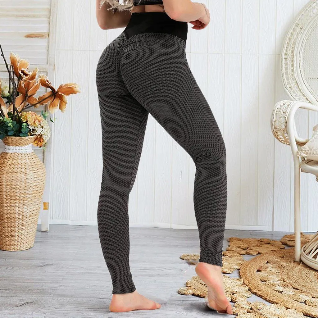 Women's Ruched High-Waist Butt Lifting Leggings